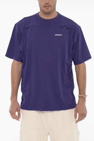 Crew-neck Cotton T-shirt with Logo