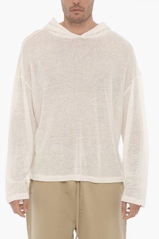 Lightweight Linen Blend Hoodie
