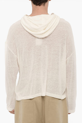 Lightweight Linen Blend Hoodie