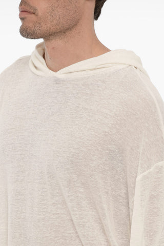 Lightweight Linen Blend Hoodie