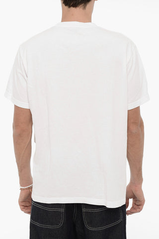 crew-neck Cotton T-shirt with print
