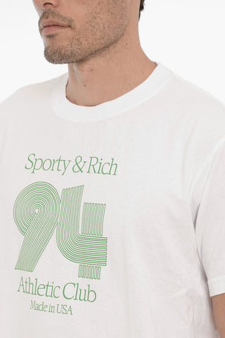 crew-neck Cotton T-shirt with print