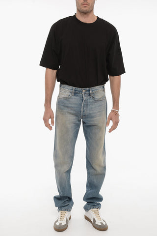 Cotton Twill Regular Fit Jeans 18,5cm