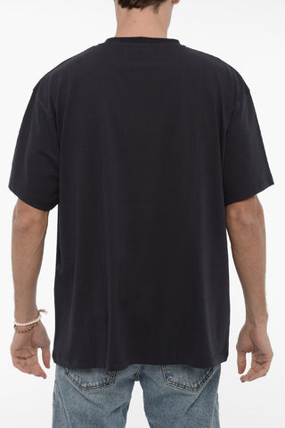 FRED PERRY T-shirt Girocollo stampata con Logo in Metallo