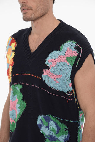 Sleeveless V-neck Vest