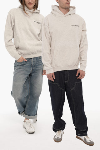 Patch Pocket Fleeced-Cotton UNISEX Hoodie