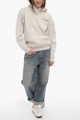 Patch Pocket Fleeced-Cotton UNISEX Hoodie