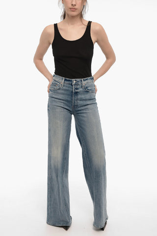 SUPERIOR Stretch Denim Wide Leg THE ENCHANTER HEEL Jeans 32cm