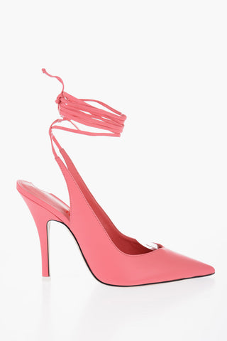 Leather VENUS Lace-up Pumps Heel 11.5cm