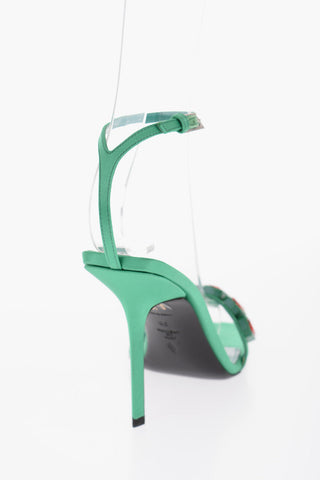 Sandali Ankle-Strap SIERRA in Raso con Gioielli Tacco 11.5cm