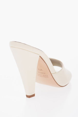 Open toe Leather OLIVIA Mules Heel 11cm