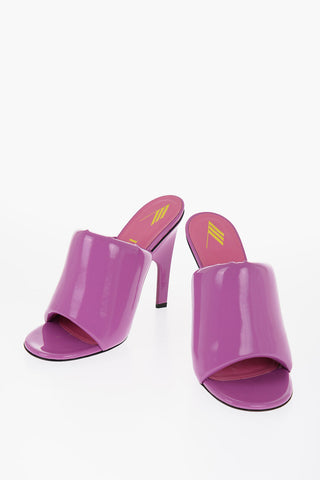 Patent Leather REM Mules with Heel 10,5cm