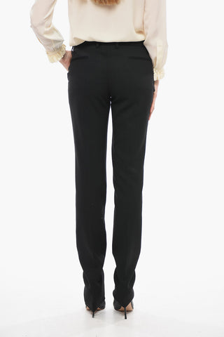 Wool 4 Pocket Pants with Belt Loops