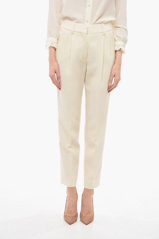 Double Pleated Virgin Wool ESSENTIAL Pants