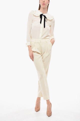 Double Pleated Virgin Wool ESSENTIAL Pants