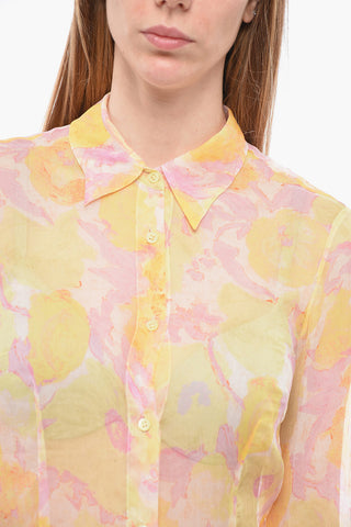 Blusa DESSIN in Chiffon di Seta