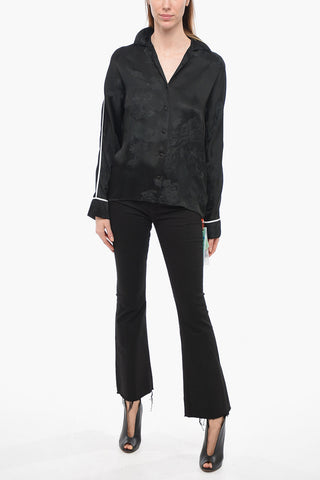 SEASONAL Jacquard Satin Pyjama Shirt