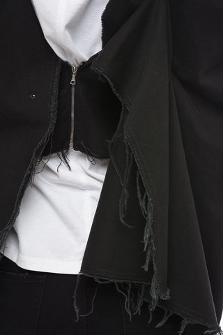 Top in Denim COLIS Drestutturato