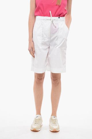 Shorts Cargo in Misto Cotone con Coulisse