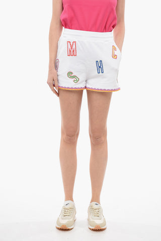 COUTURE! Shorts in Jersey con Dettagli Crochet
