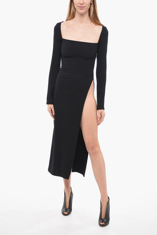 Tubino JASMIN a Maniche Lunghe con Maxi Spacco