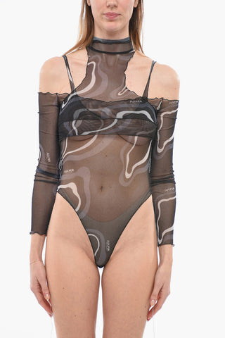 Body Cold-Shoulder Trasparente