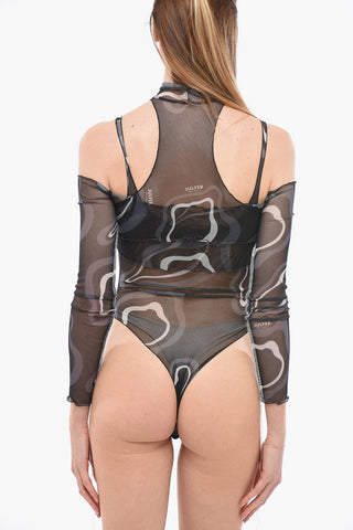 Body Cold-Shoulder Trasparente