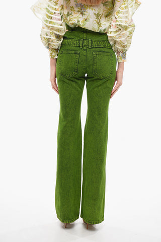 Straight Leg Jeans with Cut-Out Details 23cm