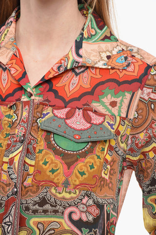 Paisley Printed LUST Shirt Dress