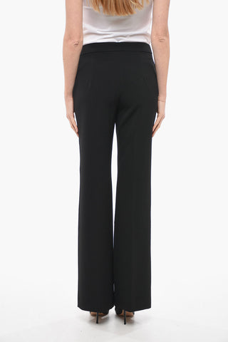 COUTURE! Pantaloni Palazzo con Chiusura Nascosta