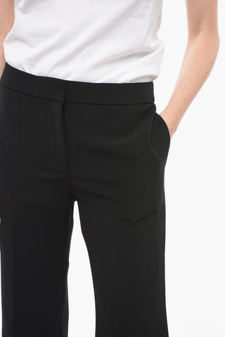 COUTURE! Pantaloni Palazzo con Chiusura Nascosta