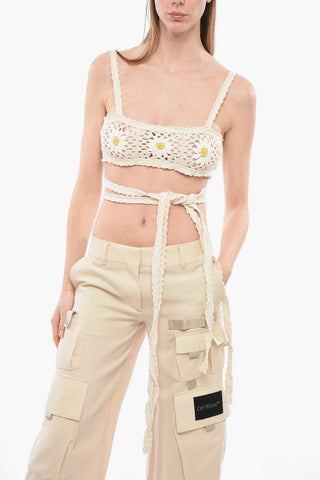 Crochet Cotton Cropped Top