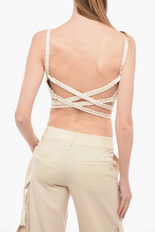 Crochet Cotton Cropped Top