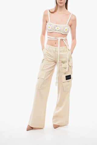 Crochet Cotton Cropped Top