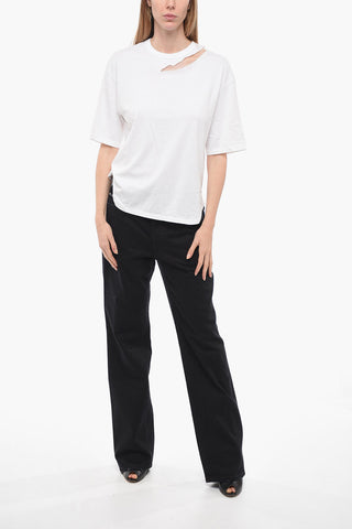 T-shirt with Cut Out Detail