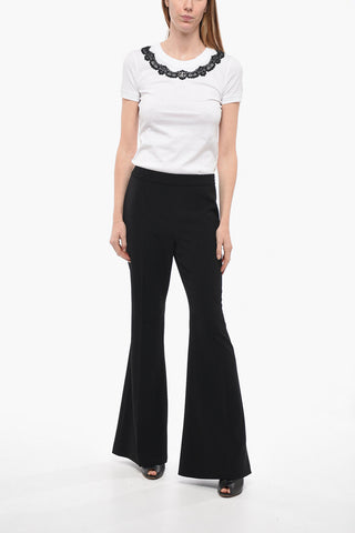 BOUTIQUE Pantaloni Bootcut ad 1 Pince con Zip Laterale