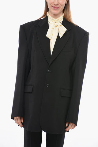 Blazer Oversized UNISEX in Misto Lana