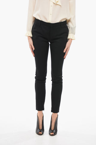 Wool Pants with Zipped Ankle