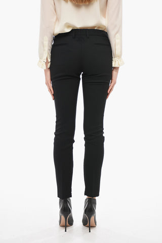 Wool Pants with Zipped Ankle