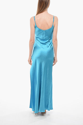 Slipkleid mit tiefem Seitenschlitz