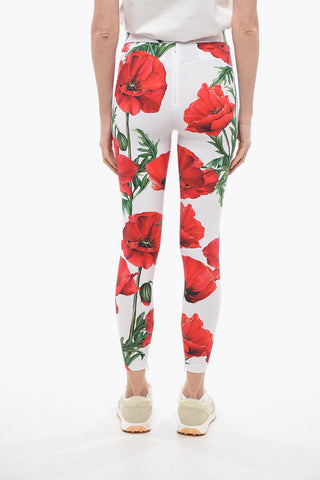 Floral Patterned POPPY Leggings with Ankle Zips