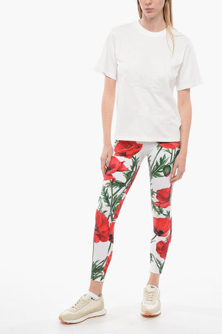 Cotton T-Shirt with Ton sur Ton Embroidered Logo