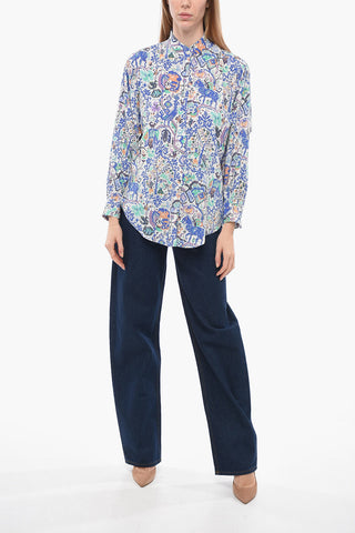 Blusa CADEZI in Seta con Abbottonatura Nascosta
