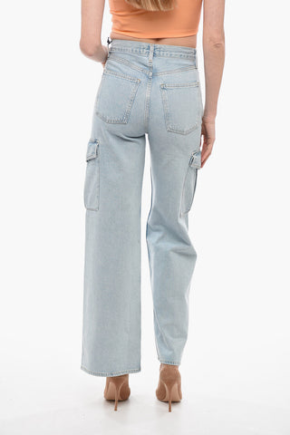 Wide Leg Cargo Jeans 21cm