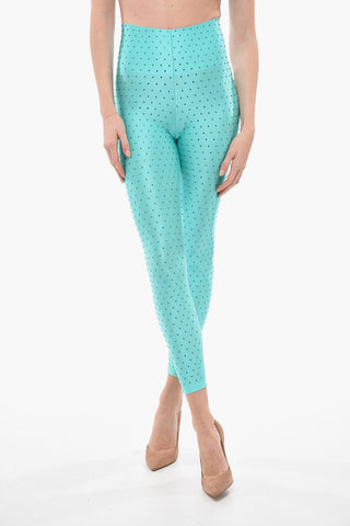High-waisted HOLLY Leggings with Crystal Application 