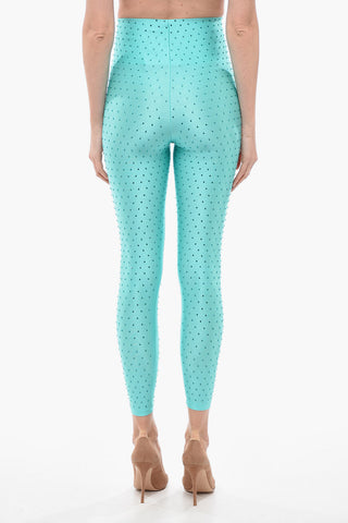High-waisted HOLLY Leggings with Crystal Application 