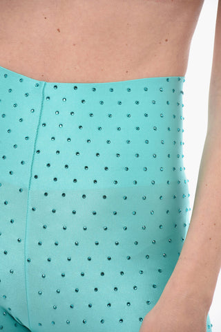 High-waisted HOLLY Leggings with Crystal Application 