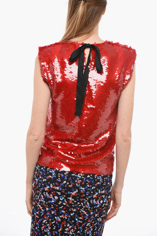 Sleeveless Sequined Top