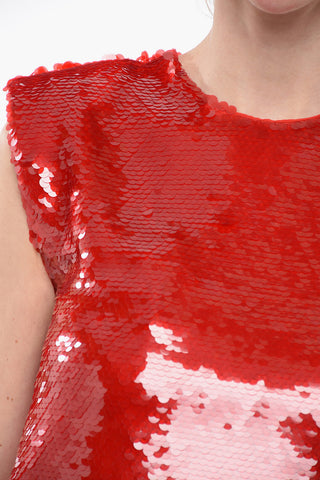 Sleeveless Sequined Top