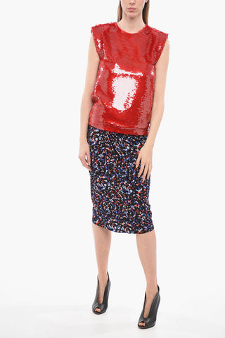 Sleeveless Sequined Top